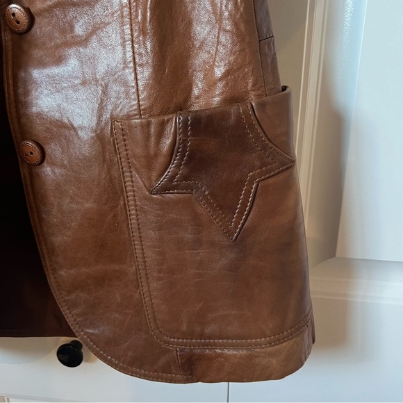 Vintage Size 8 Genuine Leather Golden Collection by Pioneer Wear - Picture 2 of 16